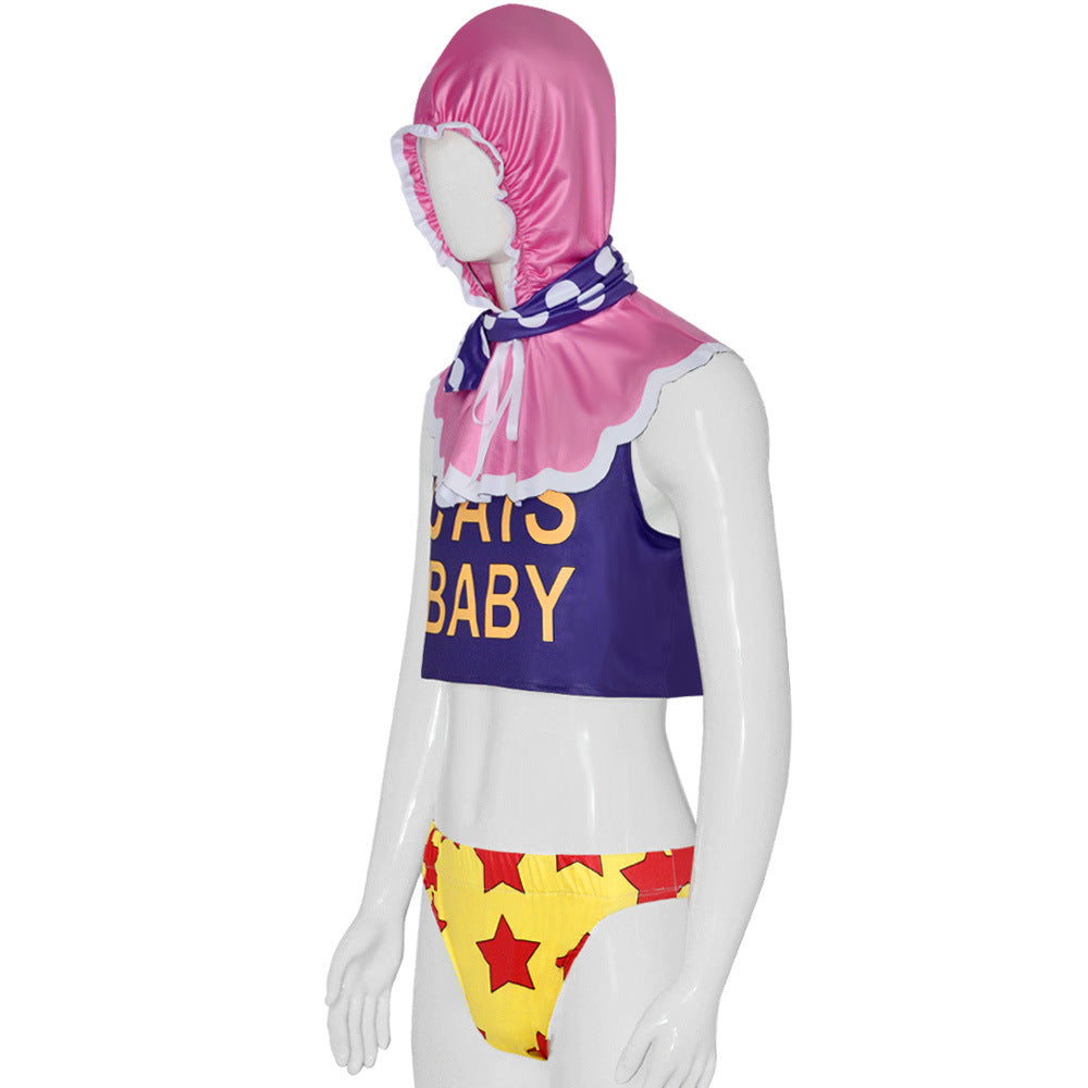 Anime One Piece Senor Pink Cosplay Costume