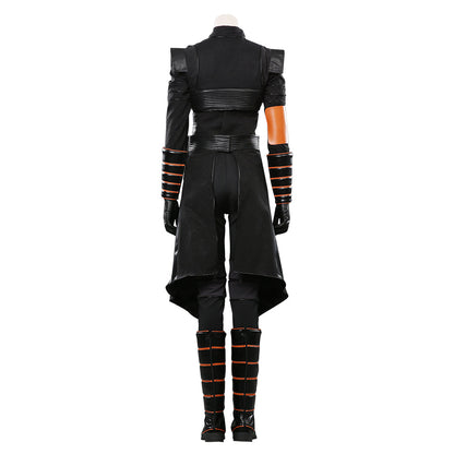 TV Series The Book Of Boba Fett The Mando Fennec Shand Black Outfits Halloween Cosplay Costume Suit