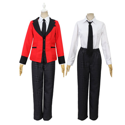 Anime Kakegurui Ryouta Suzui Men School Uniform Outfit Halloween Carnival Suit Cosplay Costume