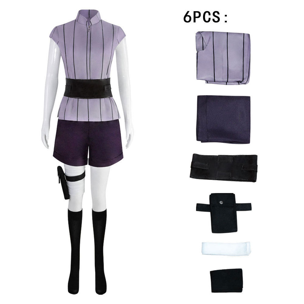 Anime Naruto HyūGa Hinata Cosplay Suit for Halloween Party