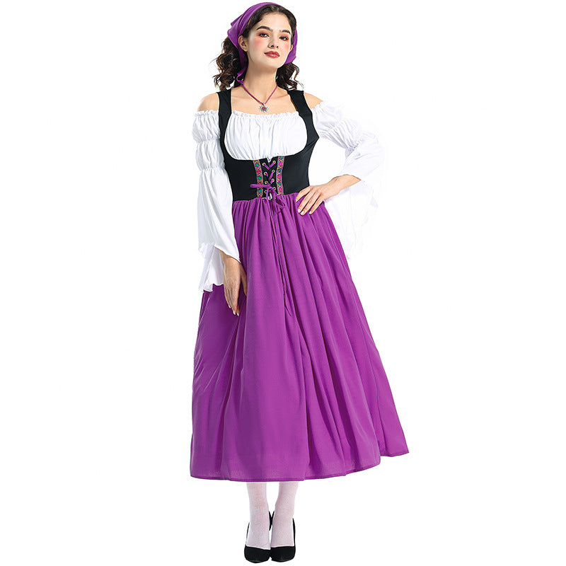 Medieval Farm Maid Munich Beer Festival Dress