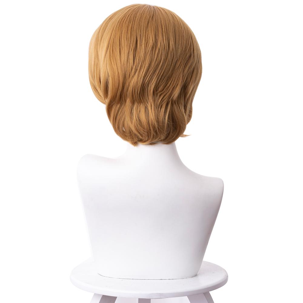 Movie Frozen 2 Prince Kristoff Brown Wig Accessories Cosplay Halloween Carnival Props