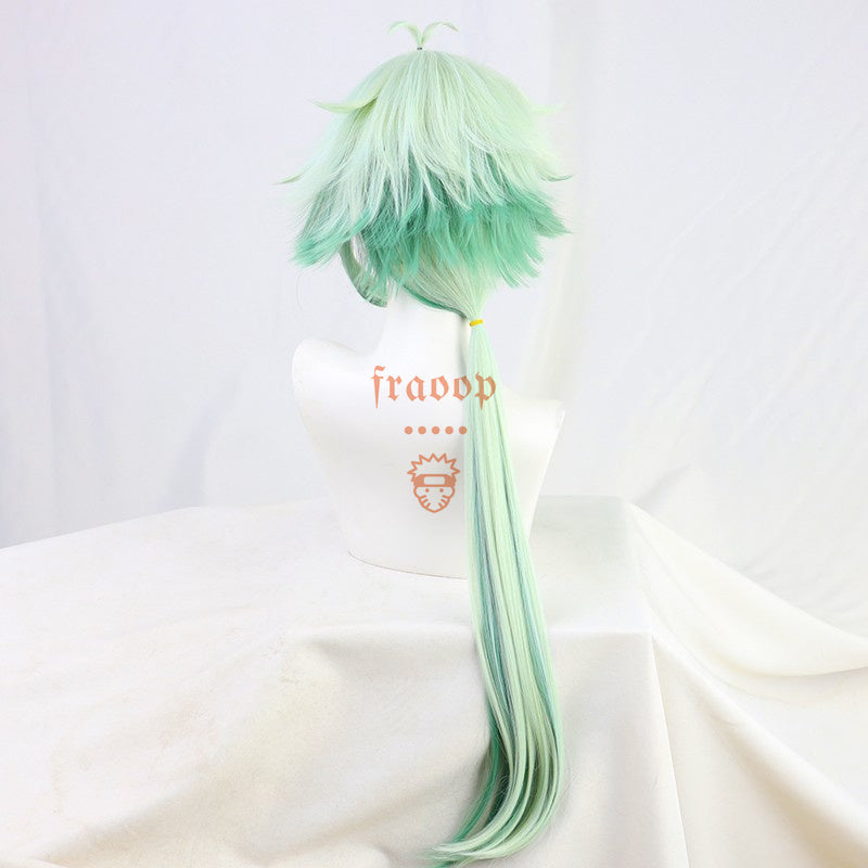 Genshin Impact Sucrose Green Cosplay Wig