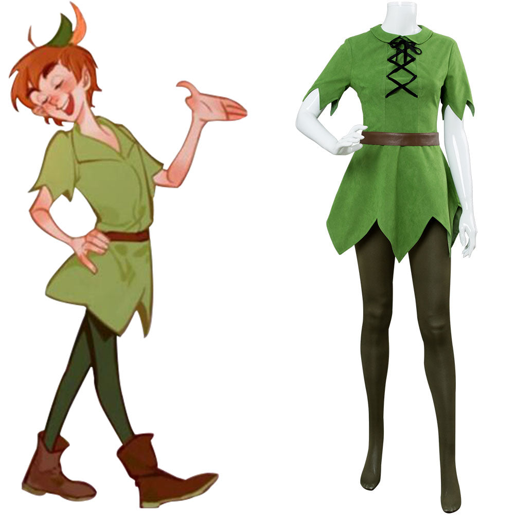 Movie Peter Pan Female Cosplay Costume Halloween Carnival Suit