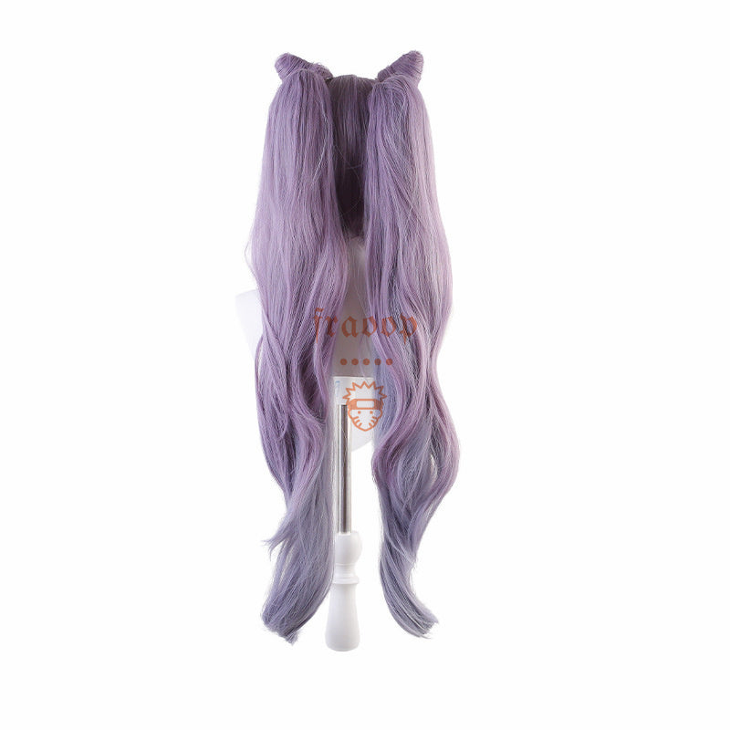 Genshin Impact Keqing Purple Cosplay Wig