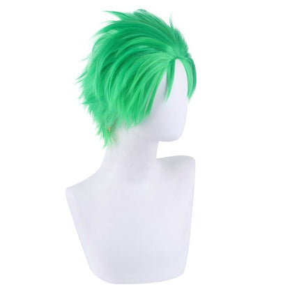 Anime One Piece Kimono Roronoa Zoro Cosplay Wig