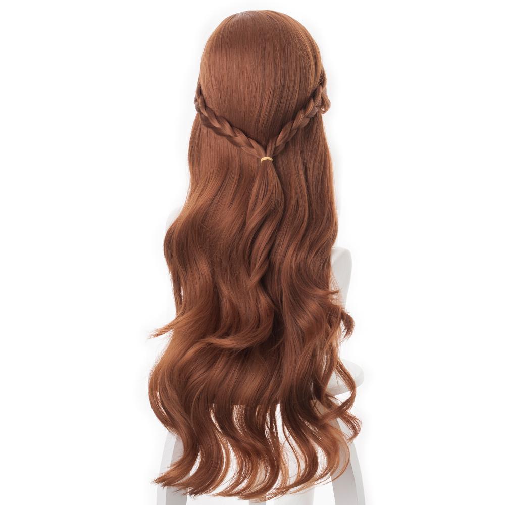 Movie Frozen 2 Princess Anna Brown Cosplay Wigs