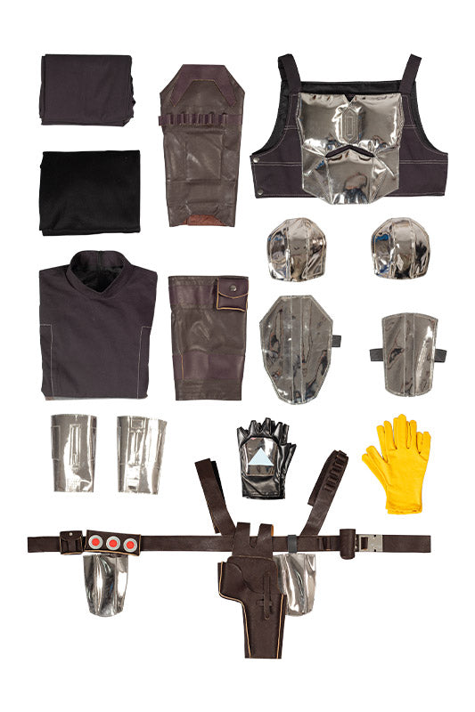 TV Series The Book Of Boba Fett Mando Beskar Armor Coat Outfit Halloween Carnival Suit Cosplay Costume