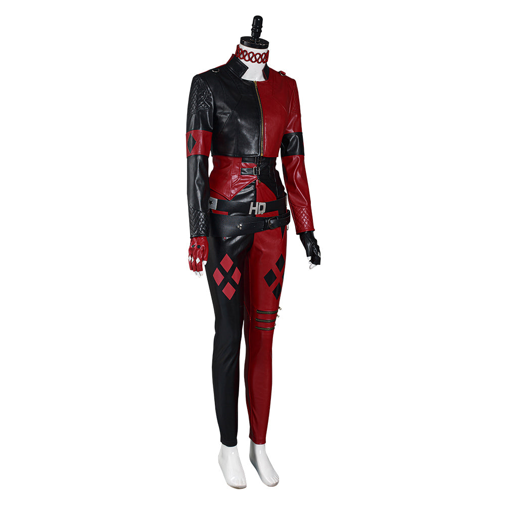 Film The Suicide Squad (2021) Weste Hose Outfit Harley Quinn Halloween Karneval Anzug Cosplay Kostüm