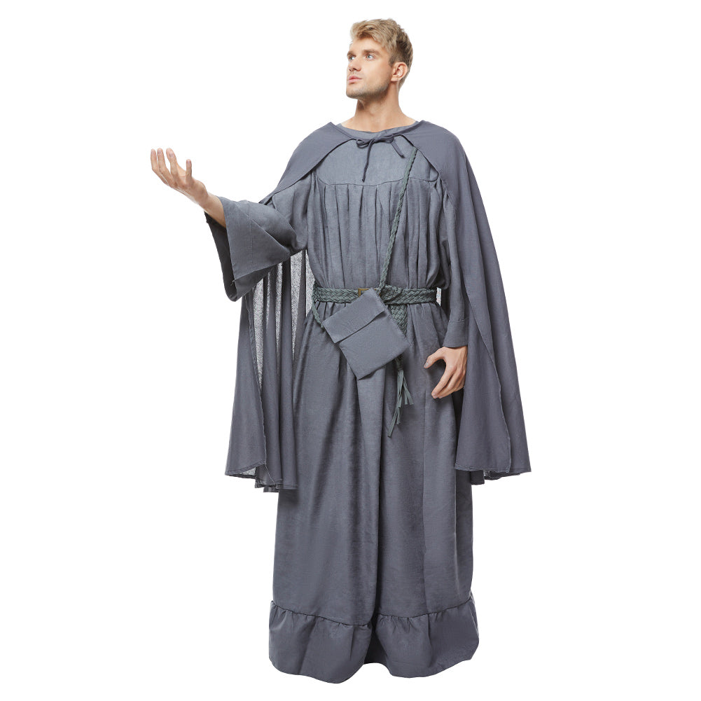 TV Series The Lord Of The Rings Grey Cape Cosplay Costume  Halloween Carnival Suit