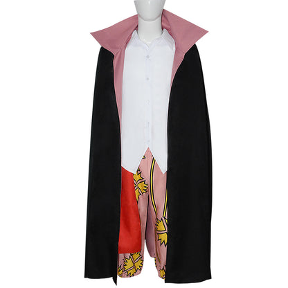 Anime One Piece Red Hair Shanks Costume Halloween Cosplay Clothes