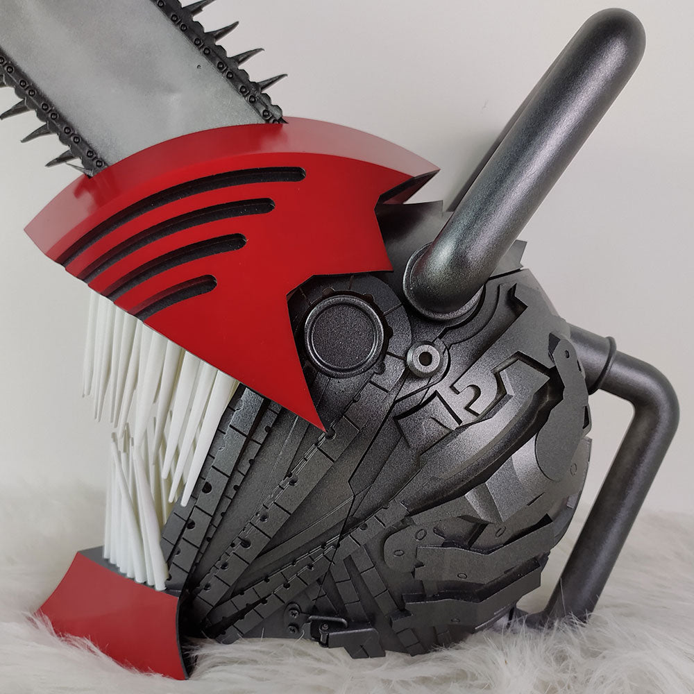 Chainsaw Man Denji Helmet Chainsaw Cosplay Weapon Prop