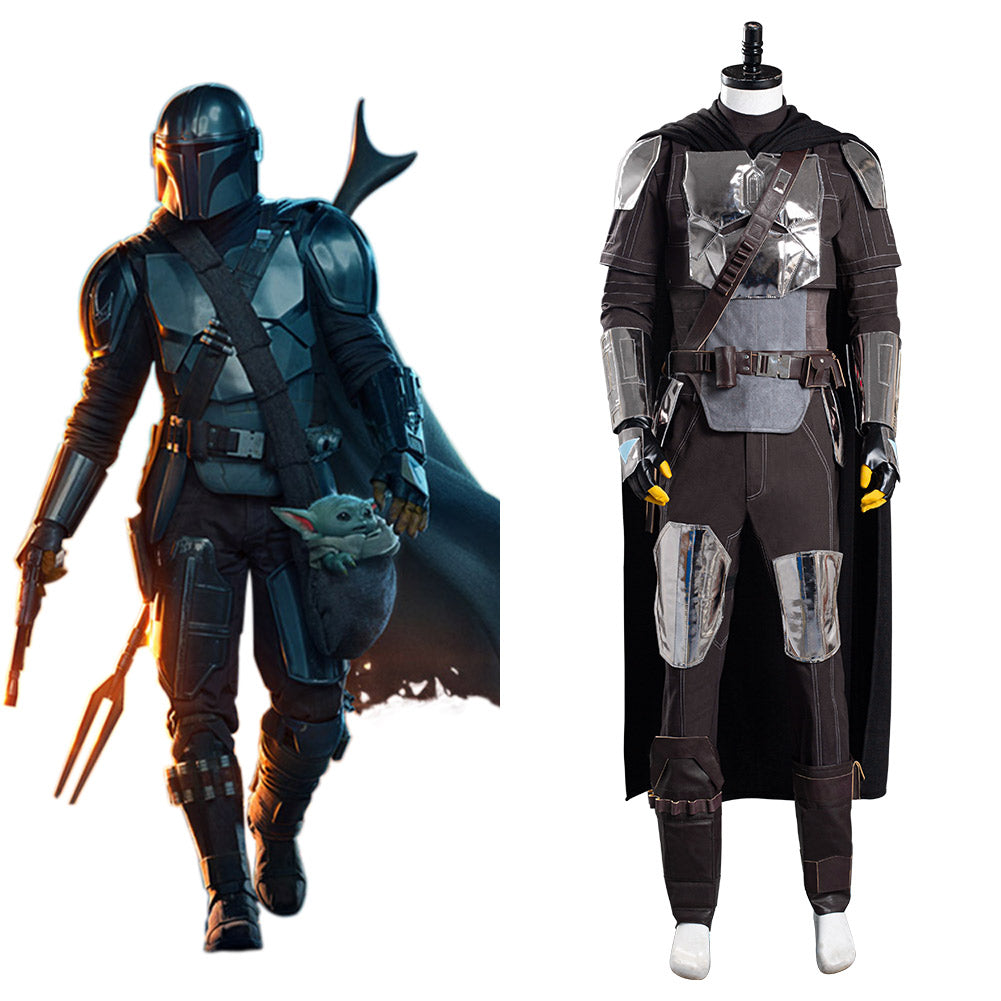 TV Series The Book Of Boba Fett Mando Beskar Armor Coat Outfit Halloween Carnival Suit Cosplay Costume