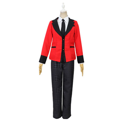 Anime Kakegurui Ryouta Suzui Men School Uniform Outfit Halloween Carnival Suit Cosplay Costume