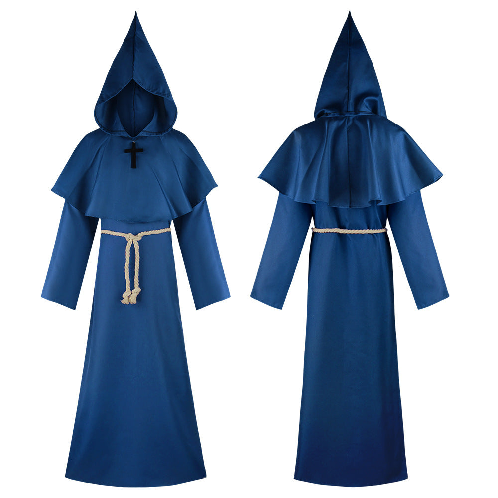 Medieval Monk Robe Monk Clothing Wizard Priest Cos Costume