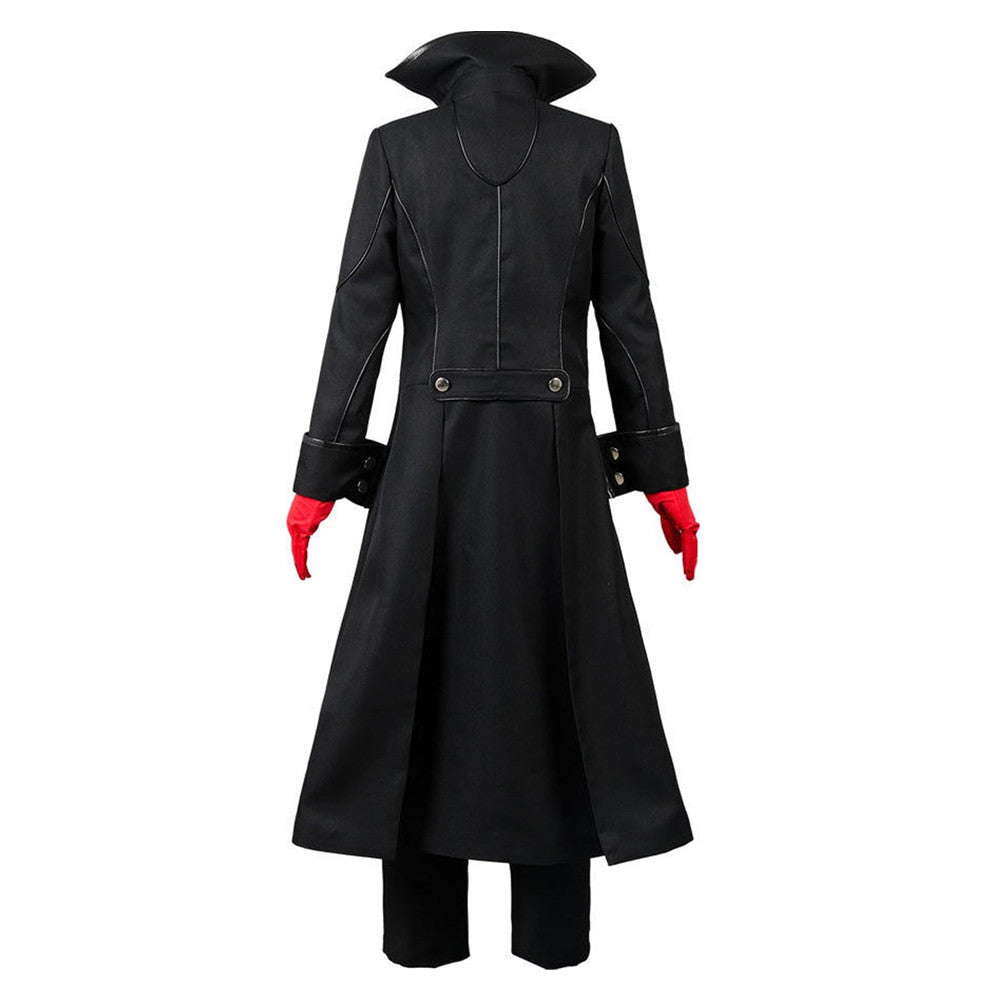 Game Persona 5 Joker Black Outfit Cosplay Costume Halloween Carnival Halloween Carnival Suit