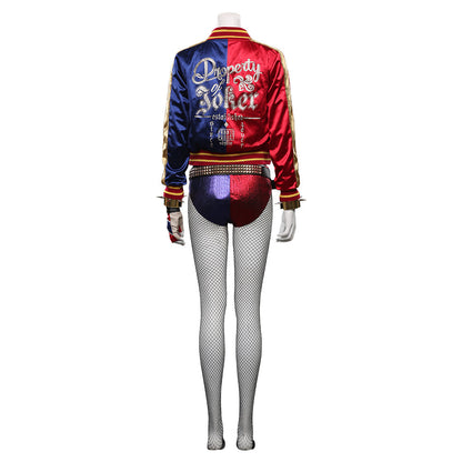 Movie Suicide Squad T-shirt Pants Outfit Harleen Quinzel/Harley Quinn Halloween Carnival Suit Cosplay Costume