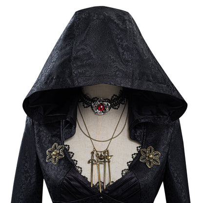 Game Resident Evil Village Vampire Lady Dress Outfit Lady Dimitrescu's Daughter Halloween Carnival Suit Cosplay Costume