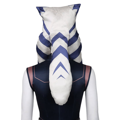 TV Series Ahsoka 2023 Ahsoka Tano Blue Dress Outfit Halloween Carnival Suit Cosplay Costume