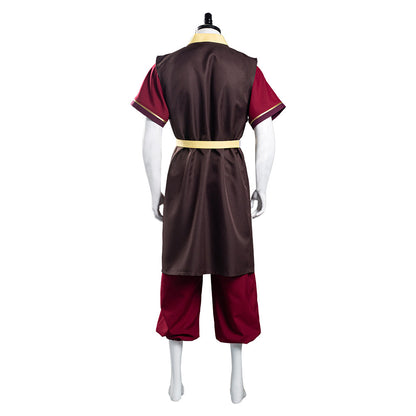 Anime Avatar: The Last Airbender Pants Vest Outfit Zuko Halloween Carnival Suit Cosplay Costume