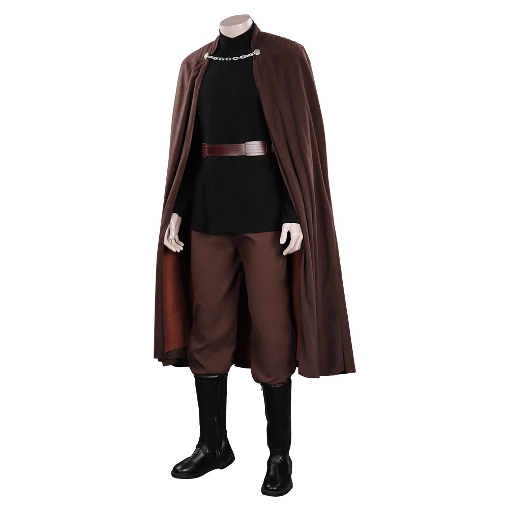 Movie Count Dooku Brown Set Cosplay Costume Outfits Halloween Carnival Suit