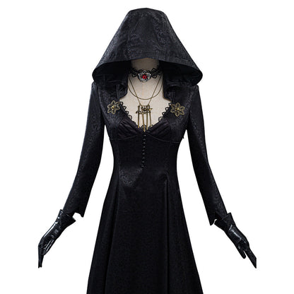 Game Resident Evil Village Vampire Lady Dress Outfit Lady Dimitrescu's Daughter Halloween Carnival Suit Cosplay Costume