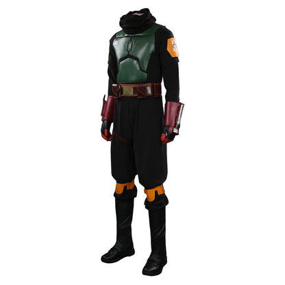 TV Series The Book Of Boba Fett Boba Fett Green Set Cosplay Costume Outfits Halloween Carnival Suit