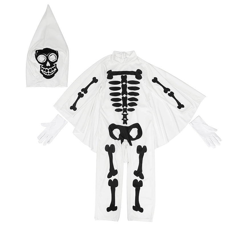 Halloween Costume Children's Performance Skull Cosplay Costume Bone Ghost Party