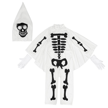 Halloween Costume Children's Performance Skull Cosplay Costume Bone Ghost Party