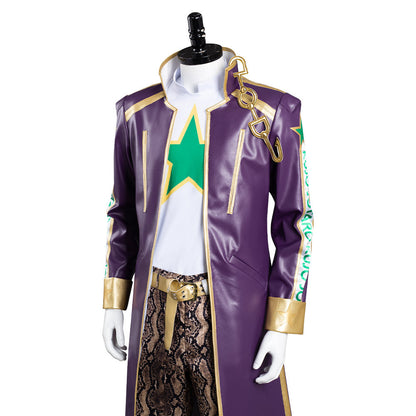 Anime Kujo Jotaro Cosplay Costume Outfits Halloween Carnival Suit