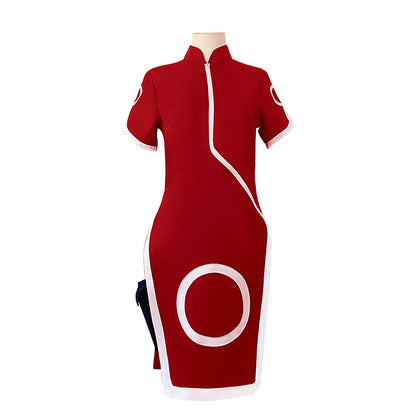 Anime Naruto Sakura Haruno Cheongsam Cosplay Suit