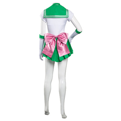 Anime Sailor Moon Kino Makoto Uniform Green Dress Outfit Halloween Carnival Suit Cosplay Costume