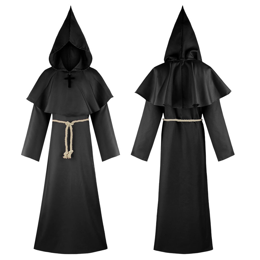 Medieval Monk Robe Monk Clothing Wizard Priest Cos Costume