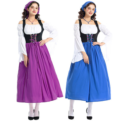 Medieval Farm Maid Munich Beer Festival Dress