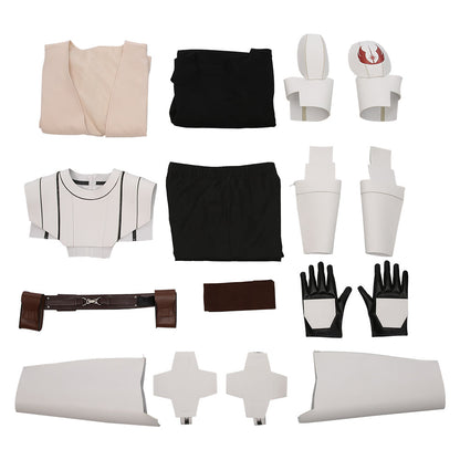 Movie The Clone Wars Coat Uniform Outfit Obi Wan Kenobi Halloween Carnival Suit Cosplay Costume