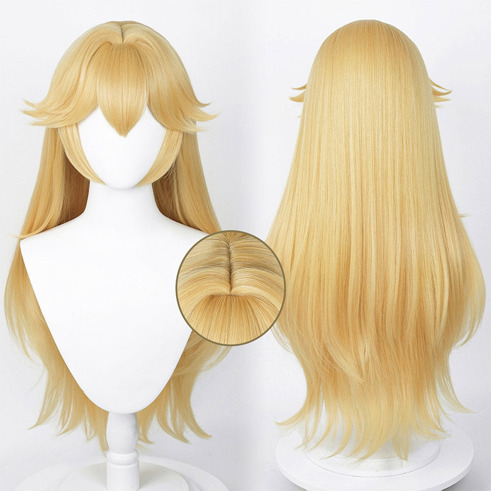 Movie The Super Mario Bros Princess Peach Cosplay Wig