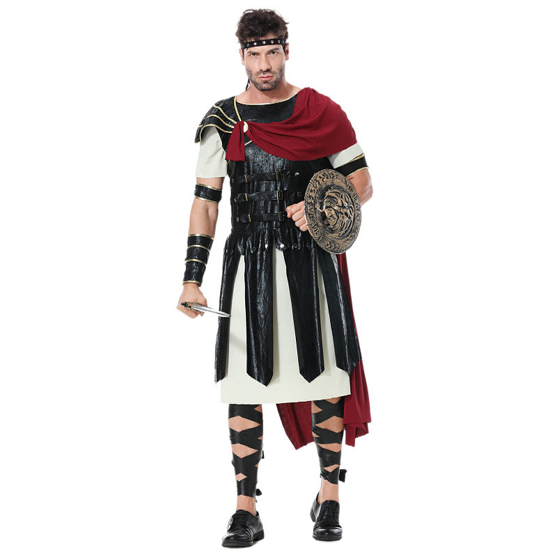 Medieval Ancient Greek Roman Warrior Cosplay Samurai Gladiator Performance Costume