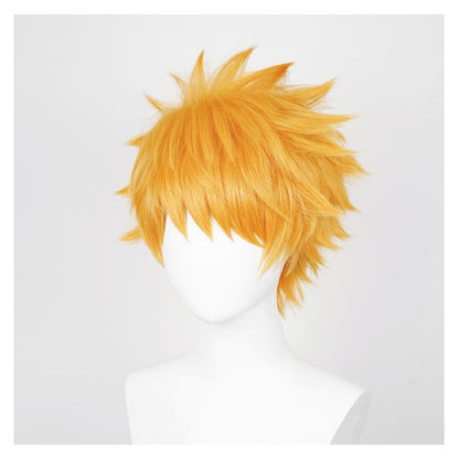 Anime Bleach Kurosaki Ichigo Yellow Cosplay Wig