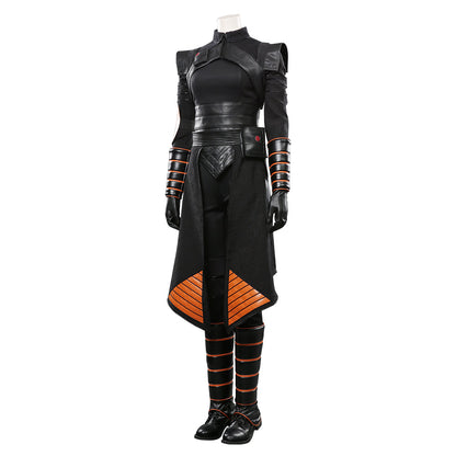 TV Series The Book Of Boba Fett The Mando Fennec Shand Black Outfits Halloween Cosplay Costume Suit