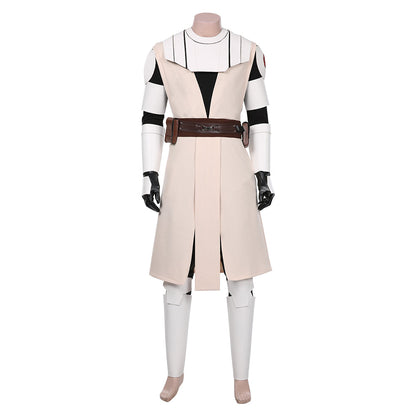 Movie The Clone Wars Coat Uniform Outfit Obi Wan Kenobi Halloween Carnival Suit Cosplay Costume