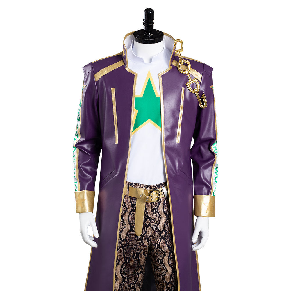 Anime Kujo Jotaro Cosplay Costume Outfits Halloween Carnival Suit