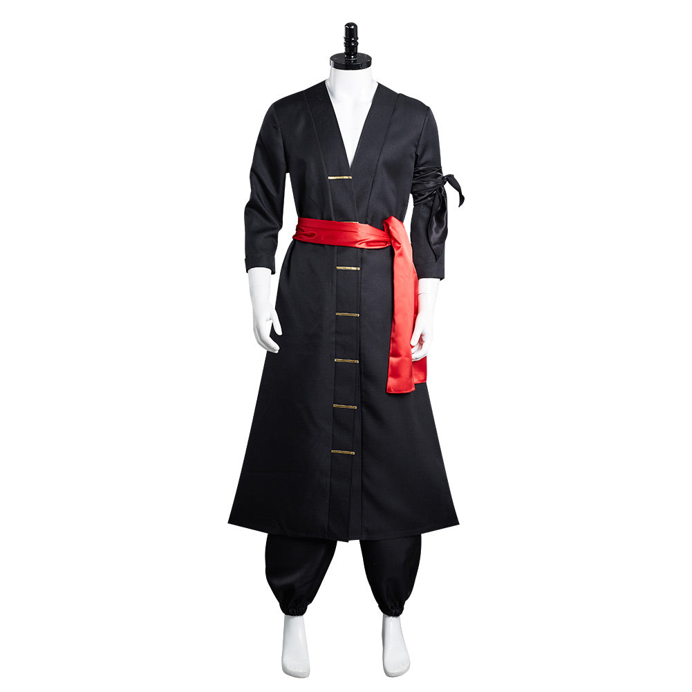 Anime One Piece Wano Country Roronoa Zoro Cosplay Costume Kimono Outfits Halloween Carnival Suit