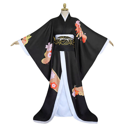 Anime Kibutsuji Muzan Cosplay Costume Kimono Outfits  Halloween Carnival Suit