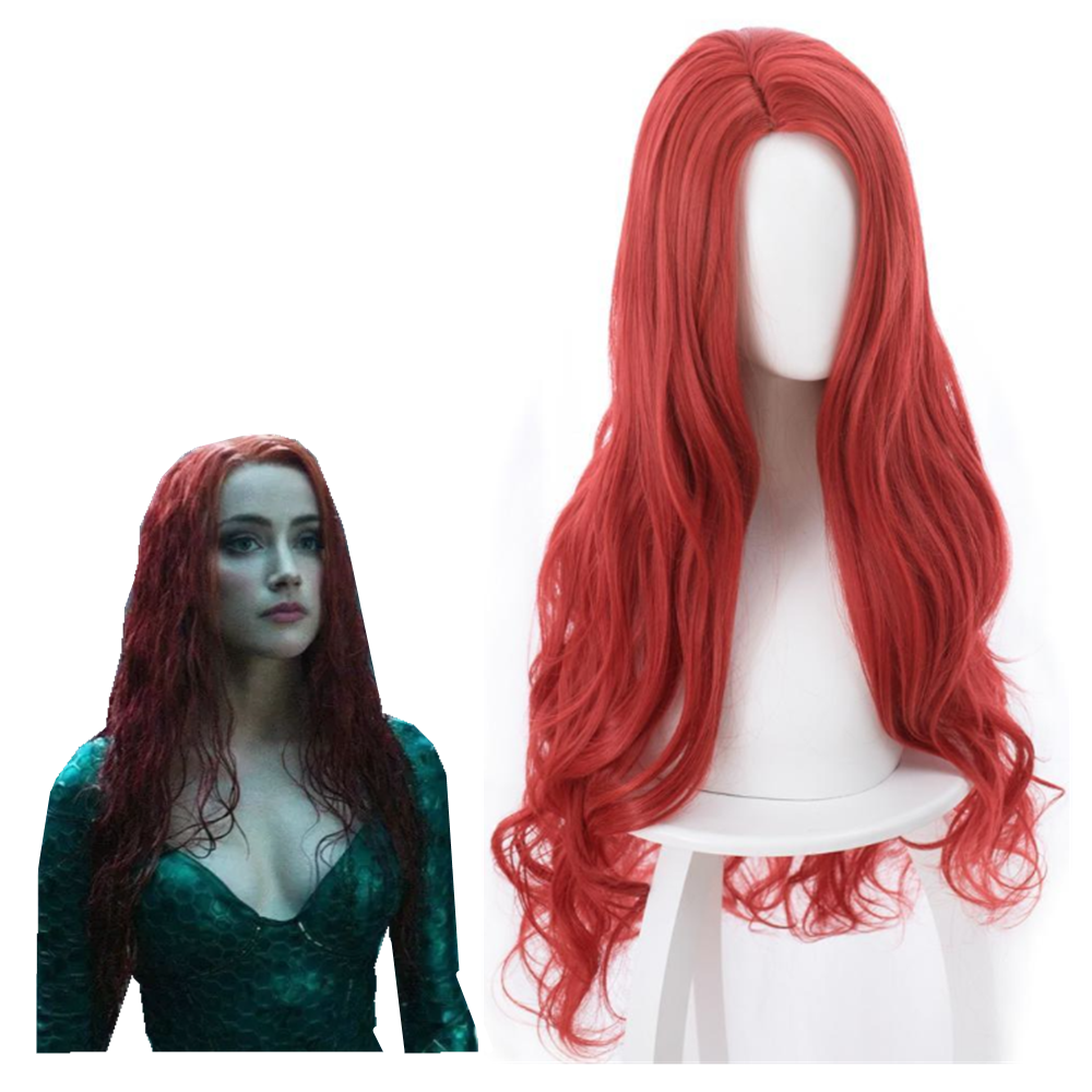 Movie Aquaman Mera Cosplay Wig