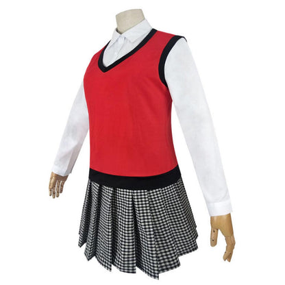 Anime Kakegurui Women School Uniform Outfit Midari Ikishima Halloween Carnival Suit Cosplay Costume