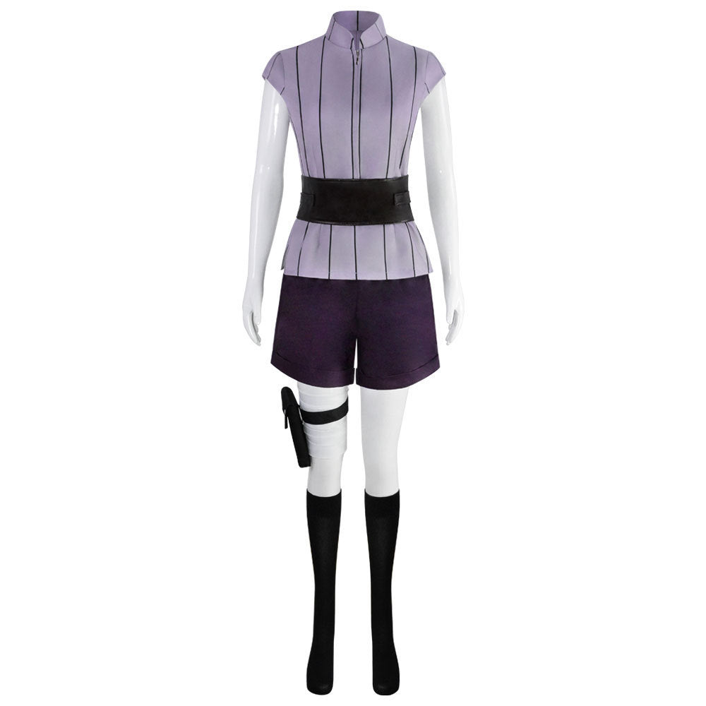 Anime Naruto HyūGa Hinata Cosplay Suit for Halloween Party