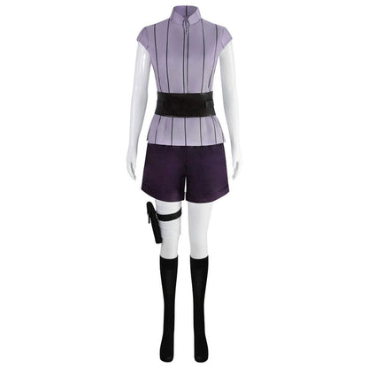 Anime Naruto HyūGa Hinata Cosplay Suit for Halloween Party