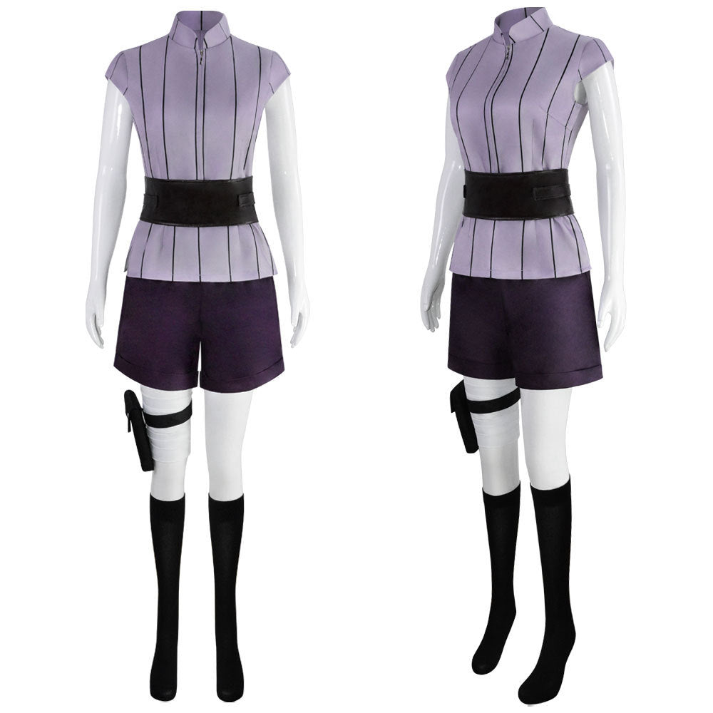 Anime Naruto HyūGa Hinata Cosplay Suit for Halloween Party