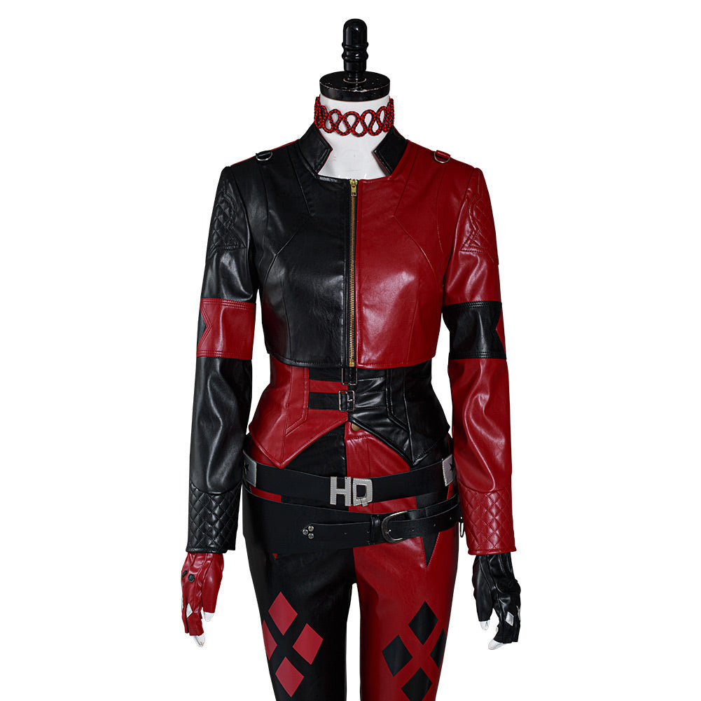 Film The Suicide Squad (2021) Weste Hose Outfit Harley Quinn Halloween Karneval Anzug Cosplay Kostüm