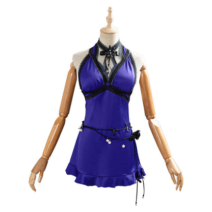 Game Final Fantasy VII Remake Dress Tifa Lockhart Cosplay Costume Halloween Carnival Suit